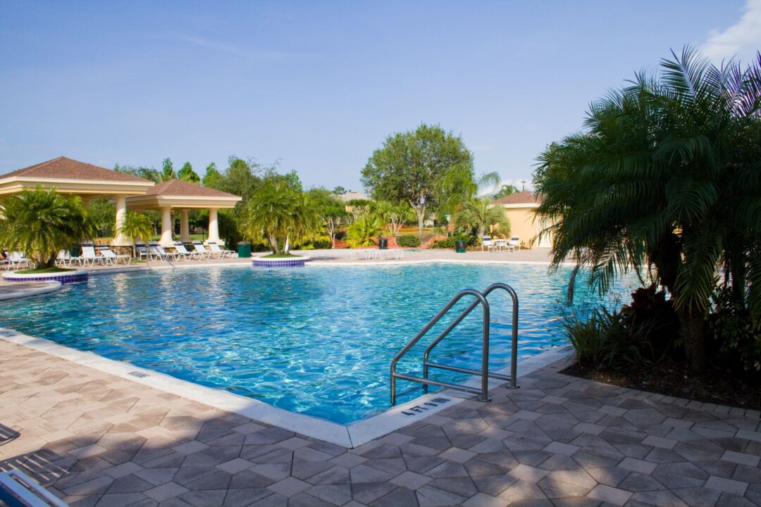Community pool in Live Oak Reserve, Oviedo, Florida