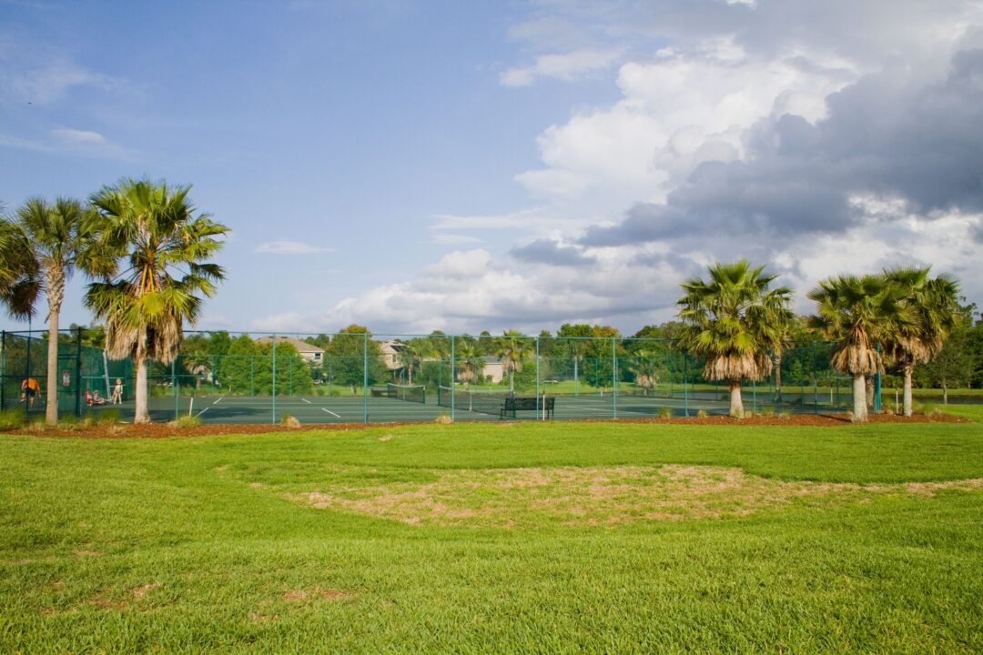 Tennis courts in Live Oak Reserve, Oviedo, Florida