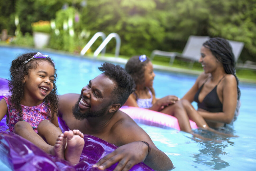 Kids Love the New Family Home Pool